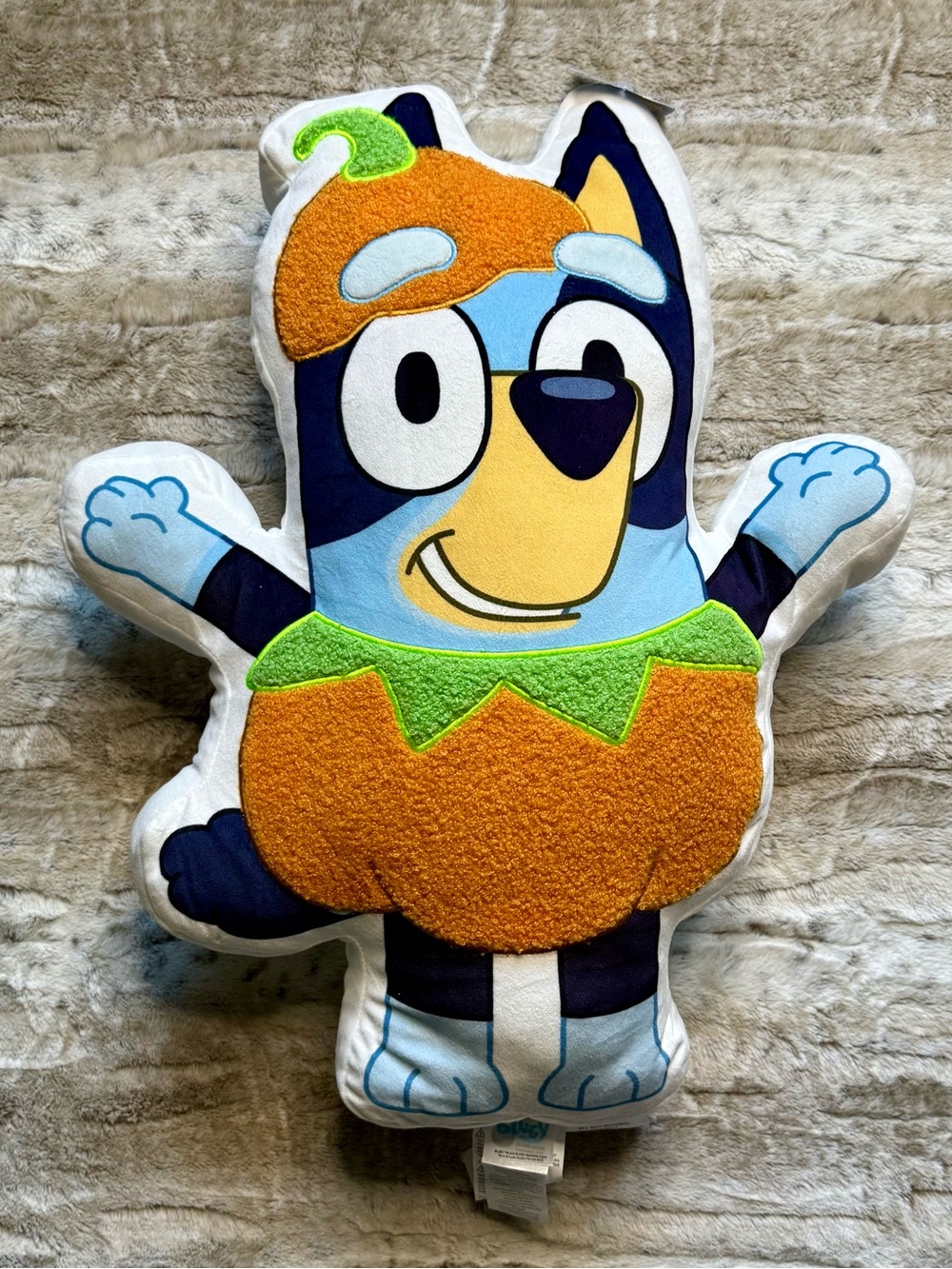 *NWT* Disney Bluey Plush Pumpkin Costume Pillow